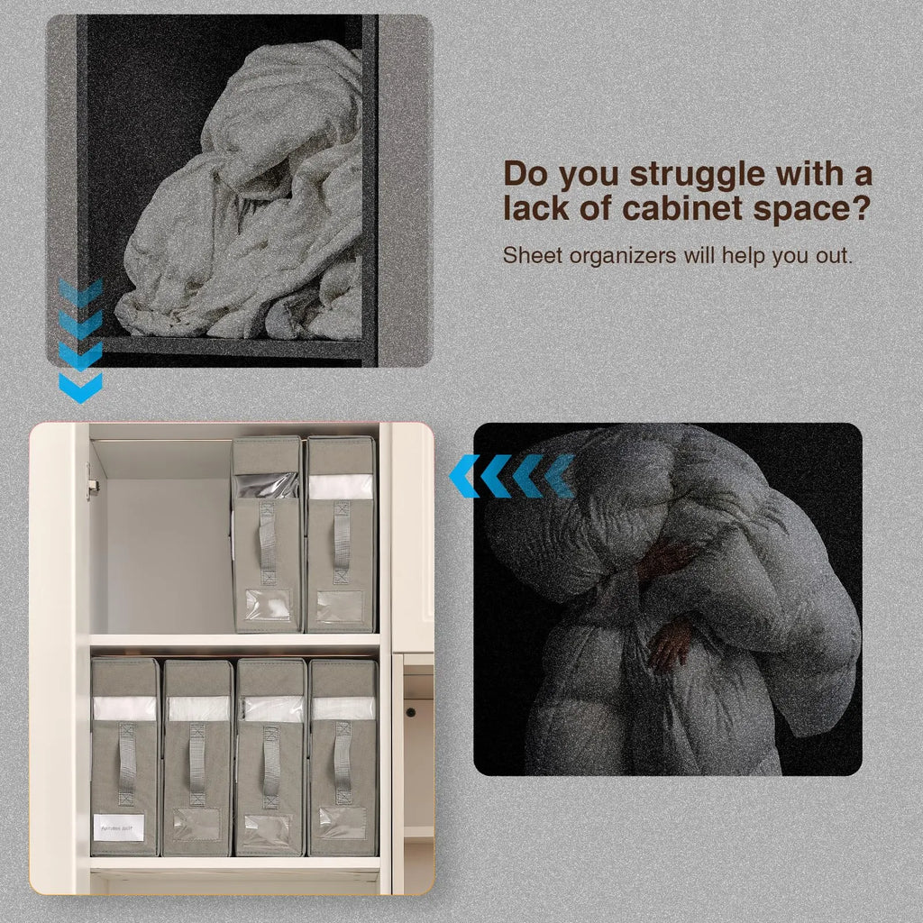 Siopsrl| Foldable Bed Sheet Organizer