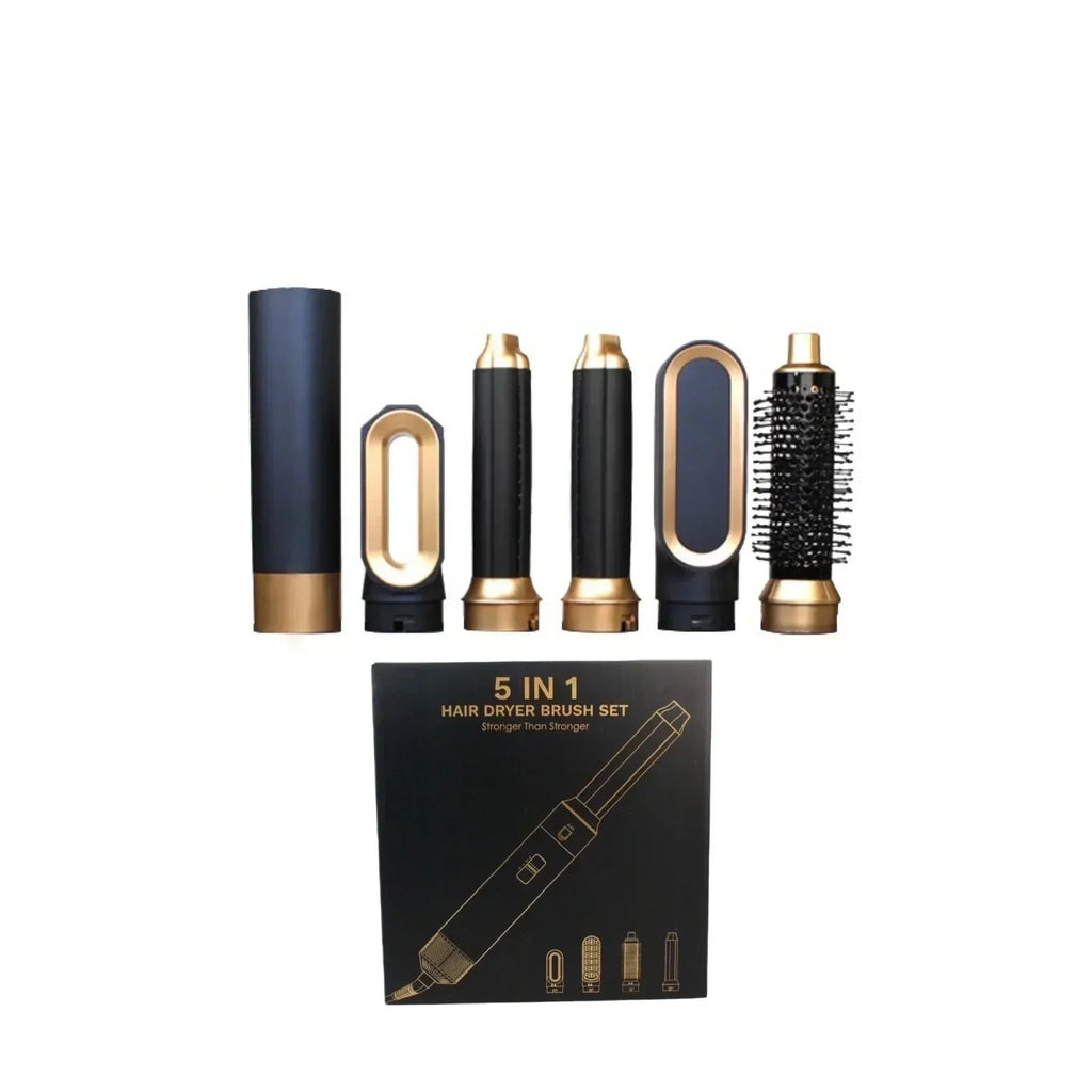 siopsrl | Glossify 5-in-1 Hair Styler | 1000W Hot Air Brush with Ionic Technology