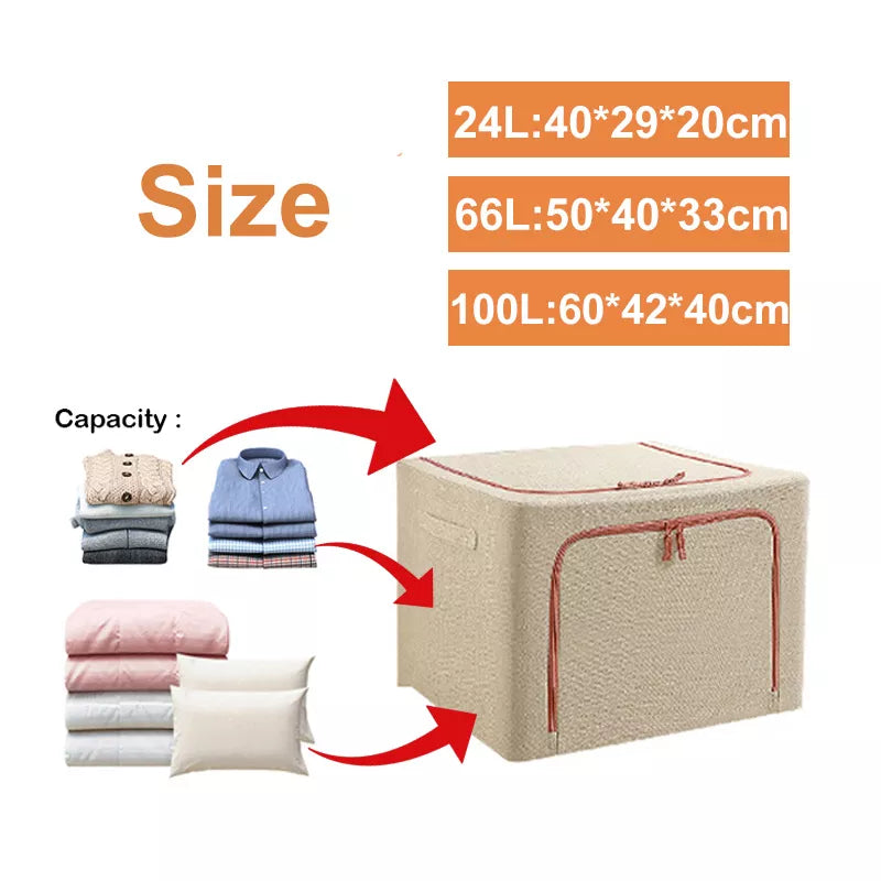 Siopsrl| Foldable Storage Space-Saving Large Organizer Box