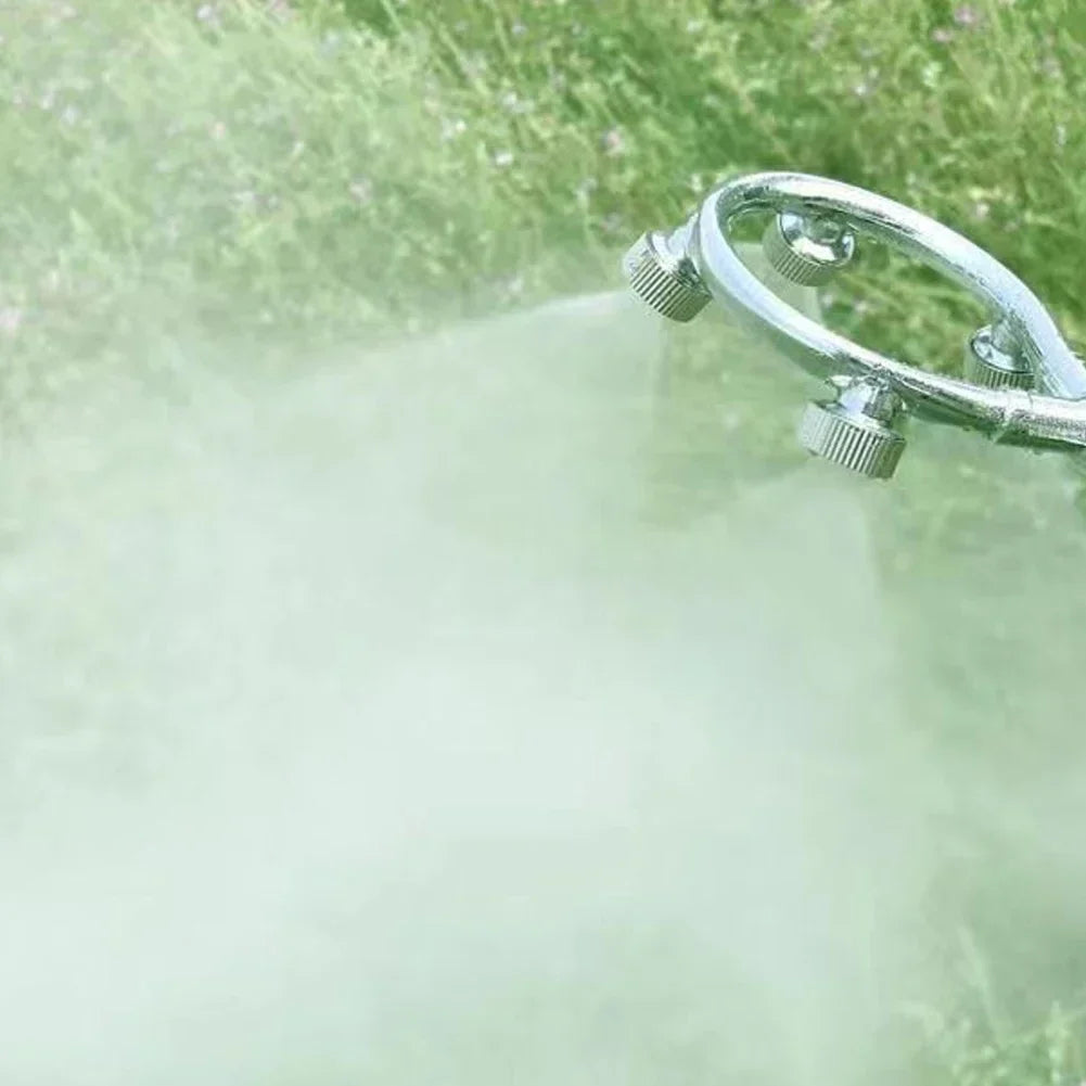 Siopsrl| High pressure stainless steel ring multi nozzle – Efficient spray attachment for garden irrigation
