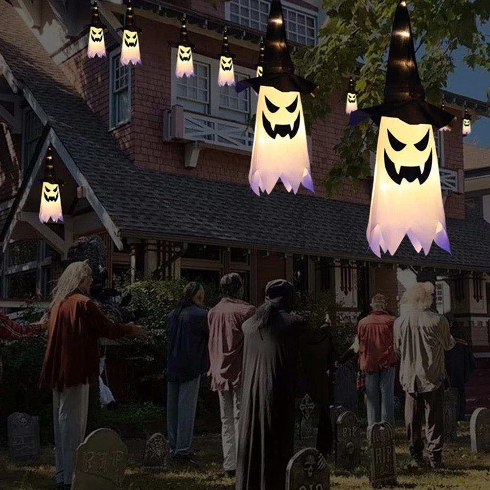 Siopsrl| Hangable Scary Ghost Halloween Party Lamp