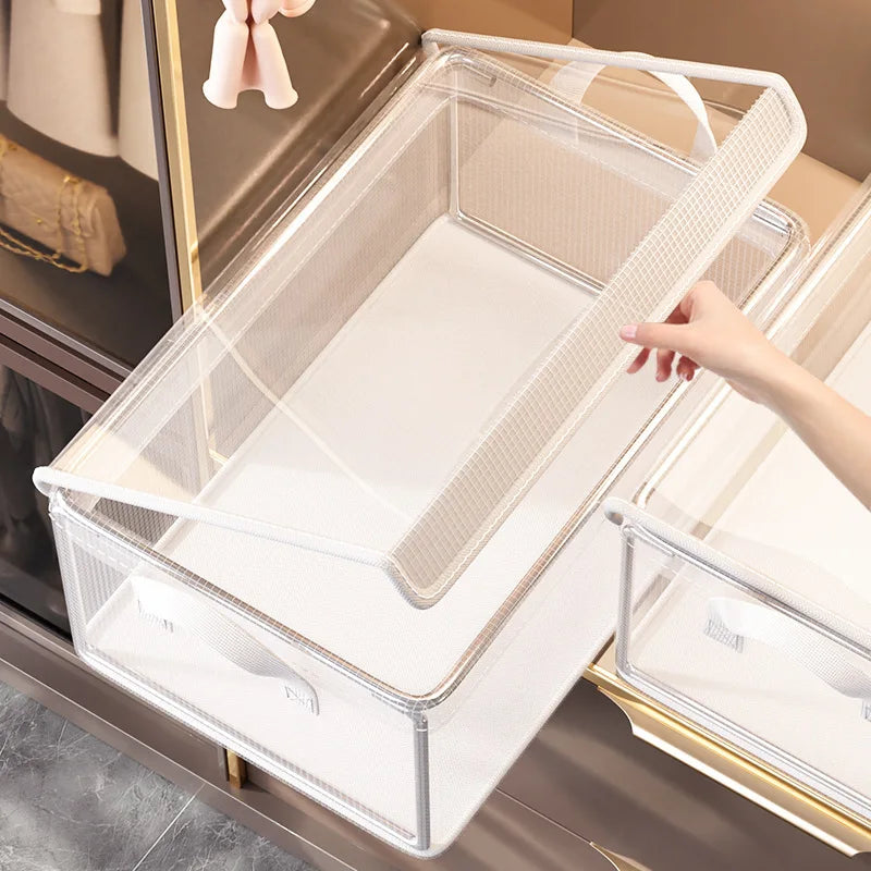 Siopsrl| ClearBoxx Storage Box | Transparent & Durable Design | Foldable & Space-Saving