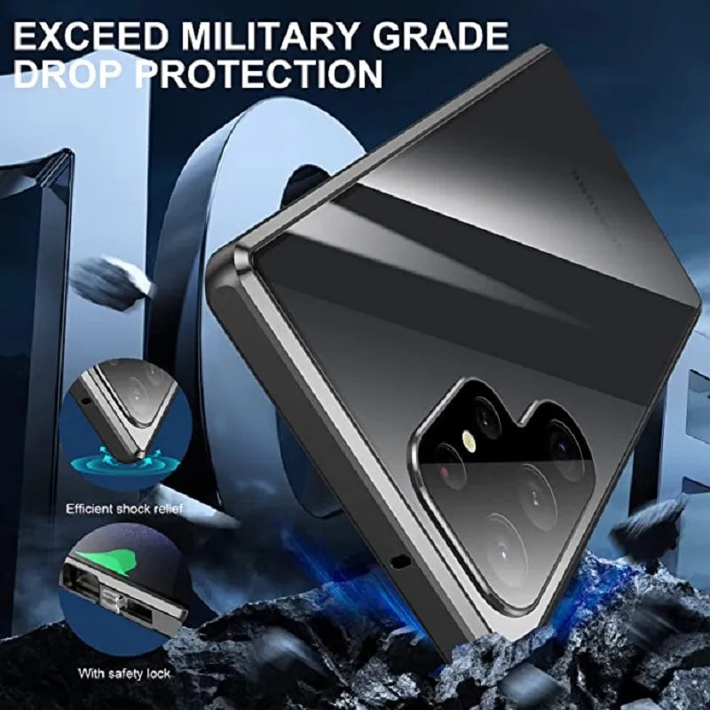 siopsrl | Metal Aluminum Alloy 360 Case with Safety Closure for Samsung Galaxy S24-S23 Series