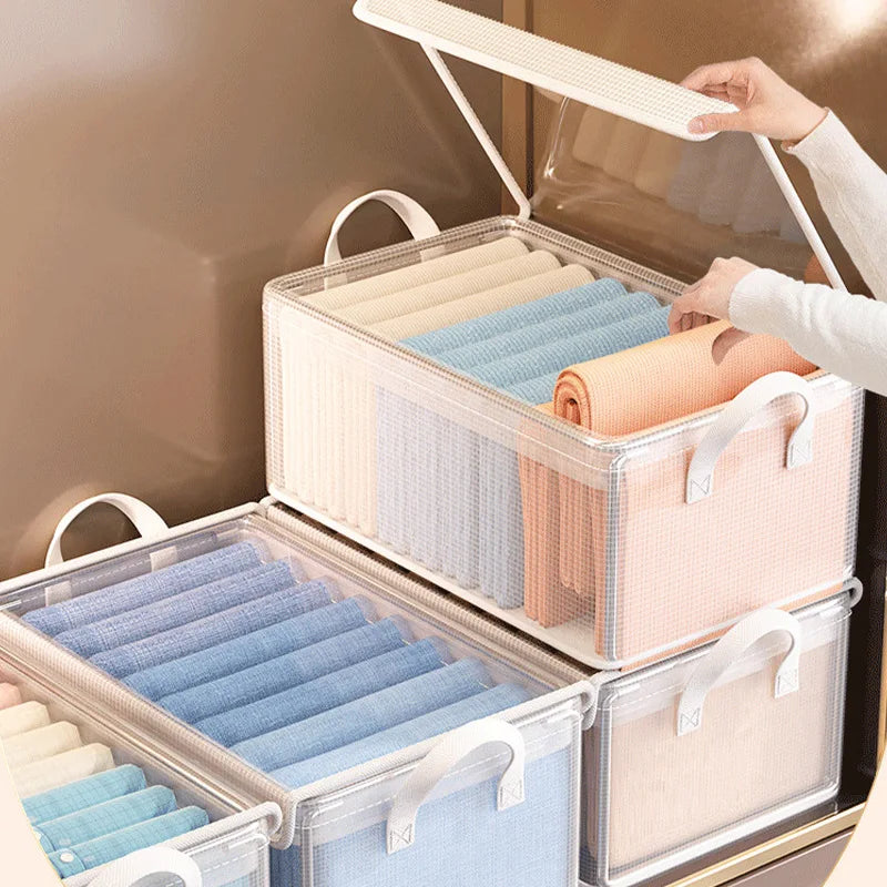 Siopsrl| ClearBoxx Storage Box | Transparent & Durable Design | Foldable & Space-Saving