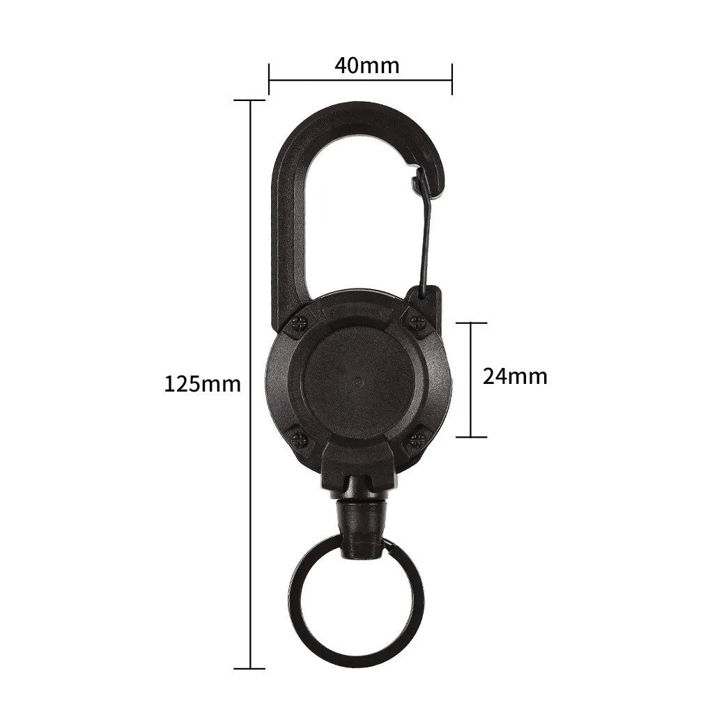 Siopsrl| Anti-theft Metal Elastic Keychain