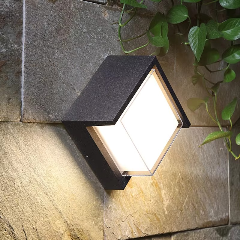 Siopsrl| Modern Outdoor LED Wall Light with Motion Sensor – Waterproof IP65 Security Lighting