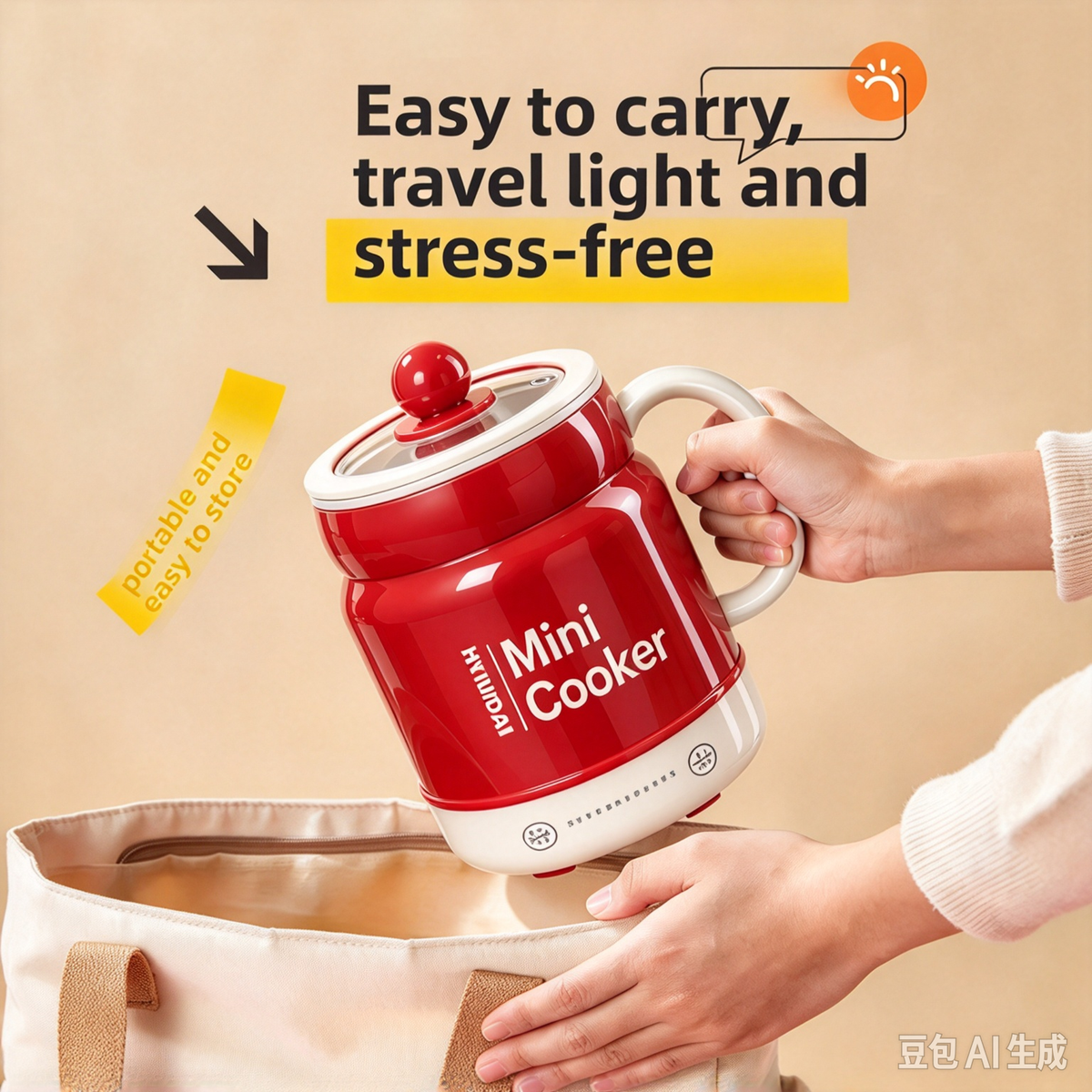 Portable Multi-functional Electric Stew Cup