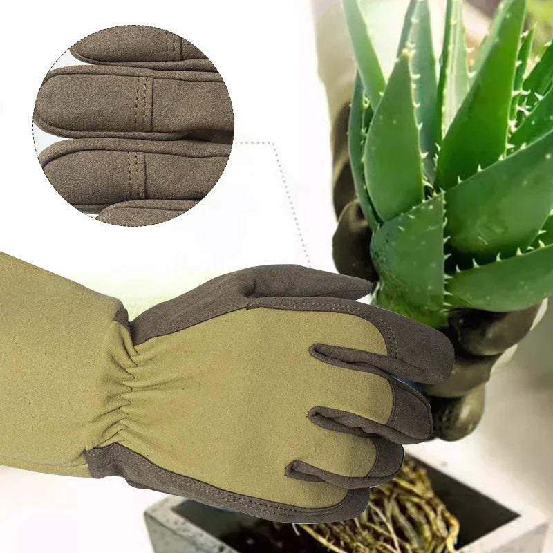 Siopsrl| Garden Gloves FLORAHAND | Thornproof & Breathable | Long Rose Gloves for Women | 1 Pair