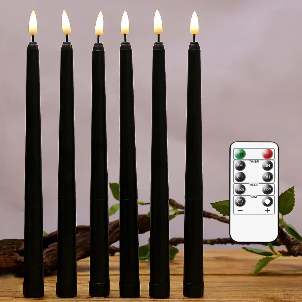 Siopsrl| LED candles with flame effect for Halloween decoration