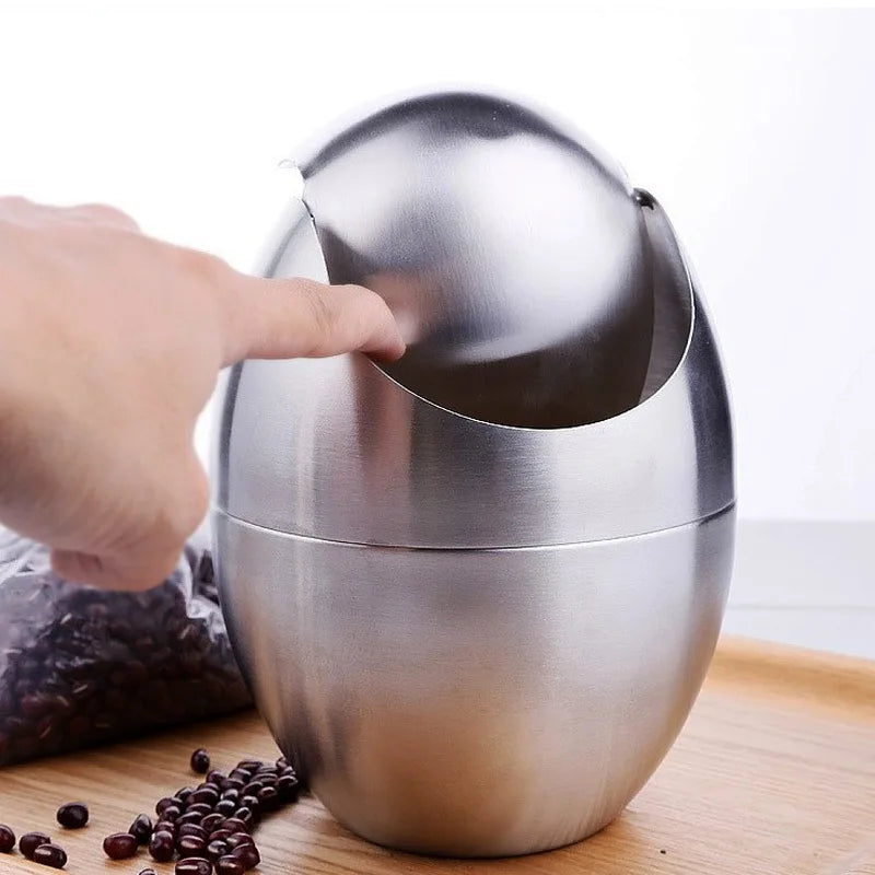 LuxBin Mini Trash Can made of Stainless Steel Siopsrl