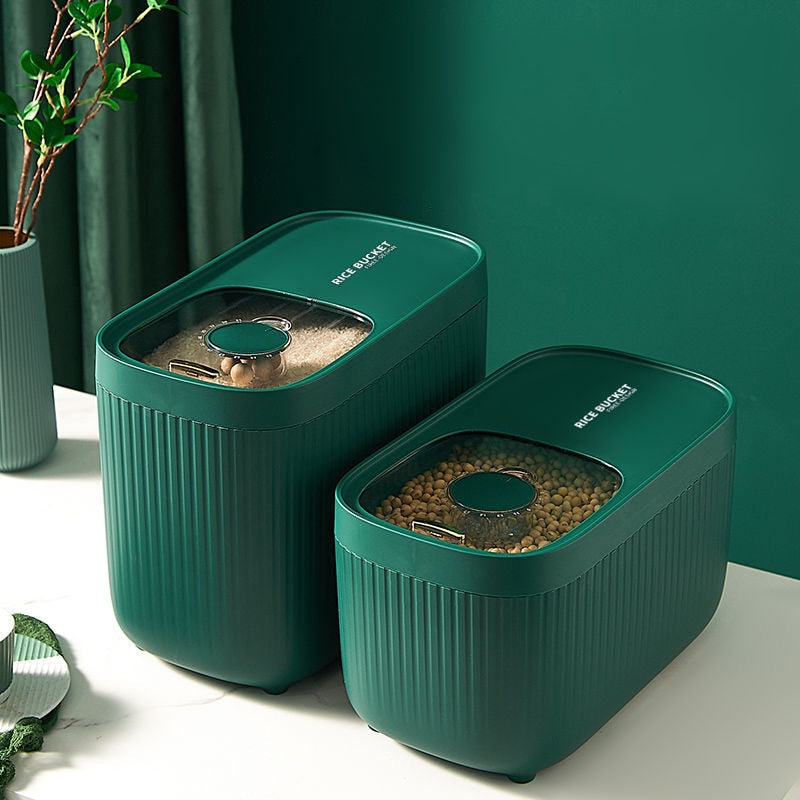 Siopsrl| Large Capacity Grain Container Organizer Box