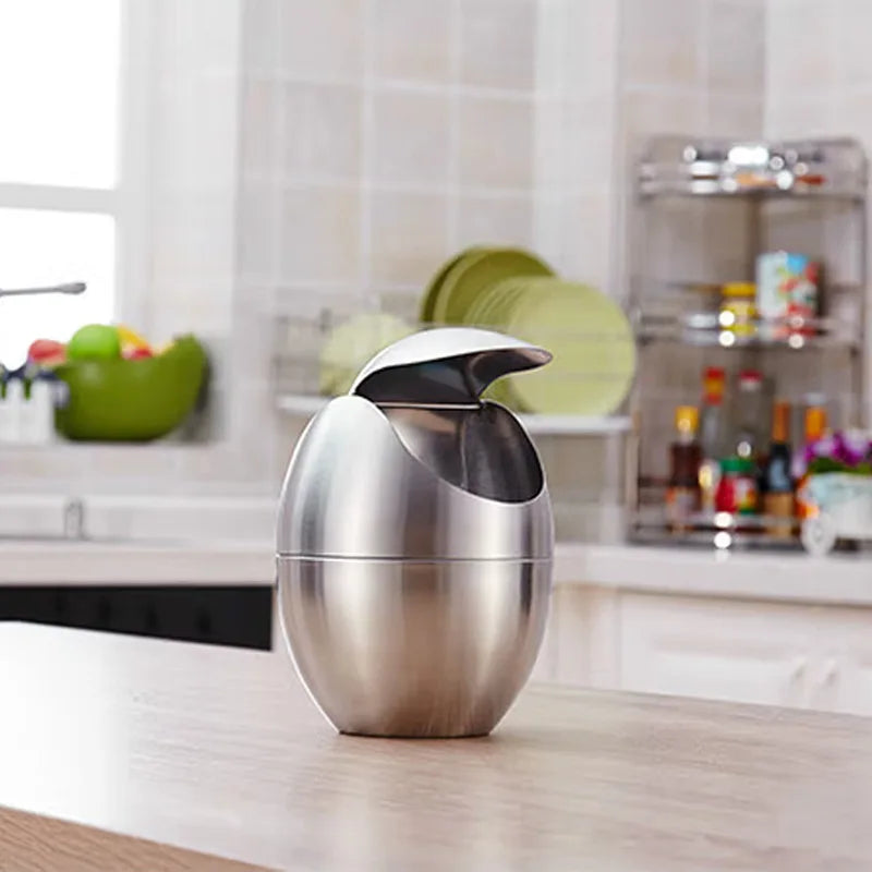 LuxBin Mini Trash Can made of Stainless Steel Siopsrl