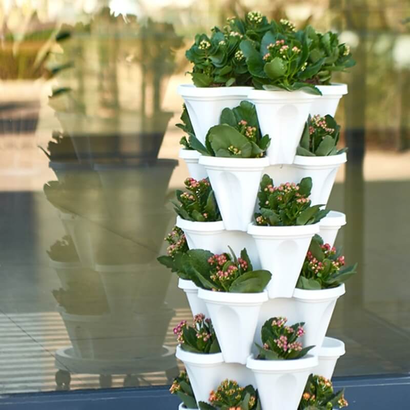 Siopsrl| GardenTower FourSeasons – Stackable Plant Pots with Smart Watering System