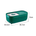 Siopsrl| Large Capacity Grain Container Organizer Box