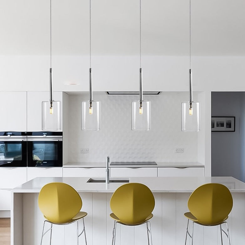 Siopsrl| Pendant lamp for the dining table made of glass