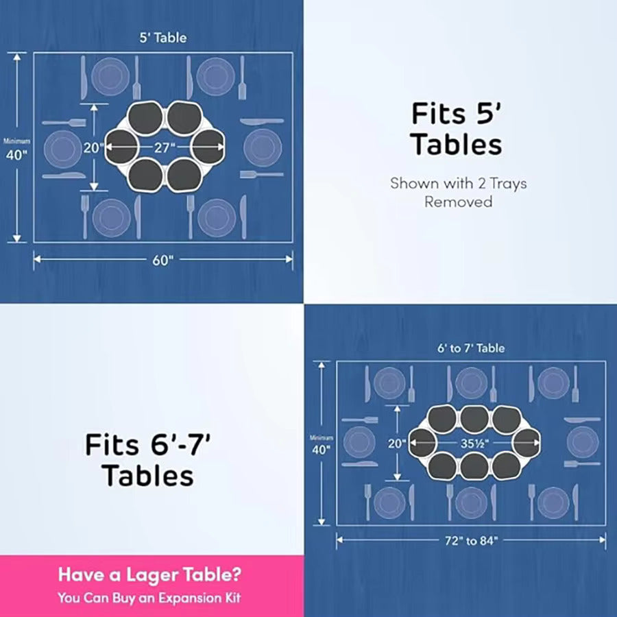 Lazy Susans Revolution Dining Tables