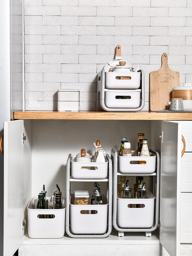 Siopsrl| Multi-Layer Modern Sleek Home Storage Rack