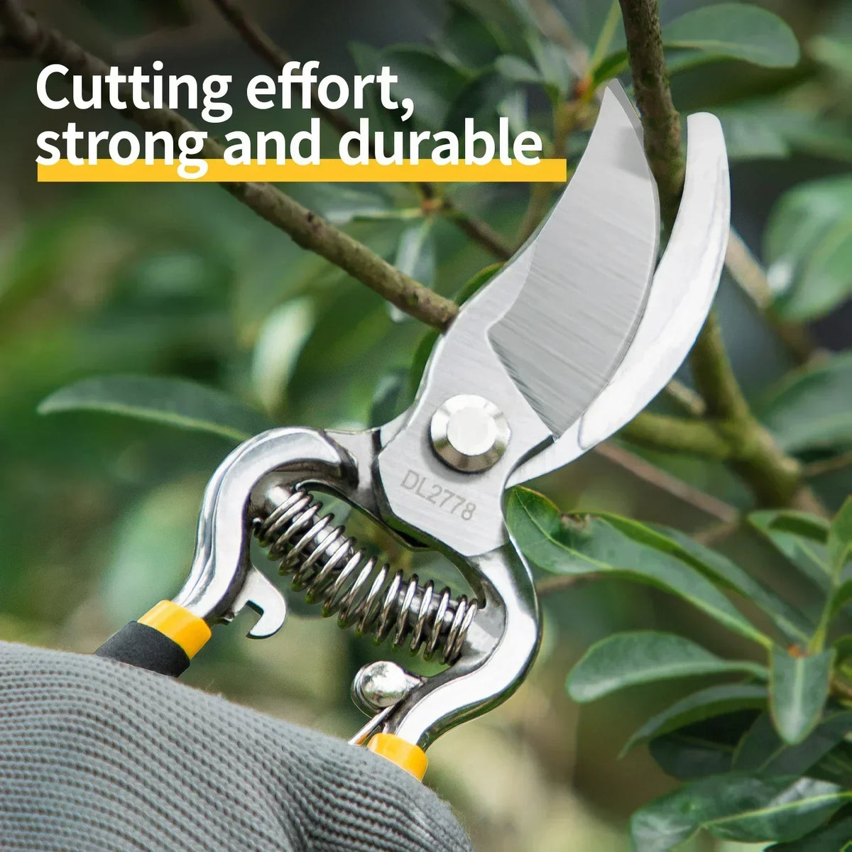 Siopsrl| PRUNEXA Garden Shears | Precision Cut | Ergonomic Handle | Carbon Steel Blade