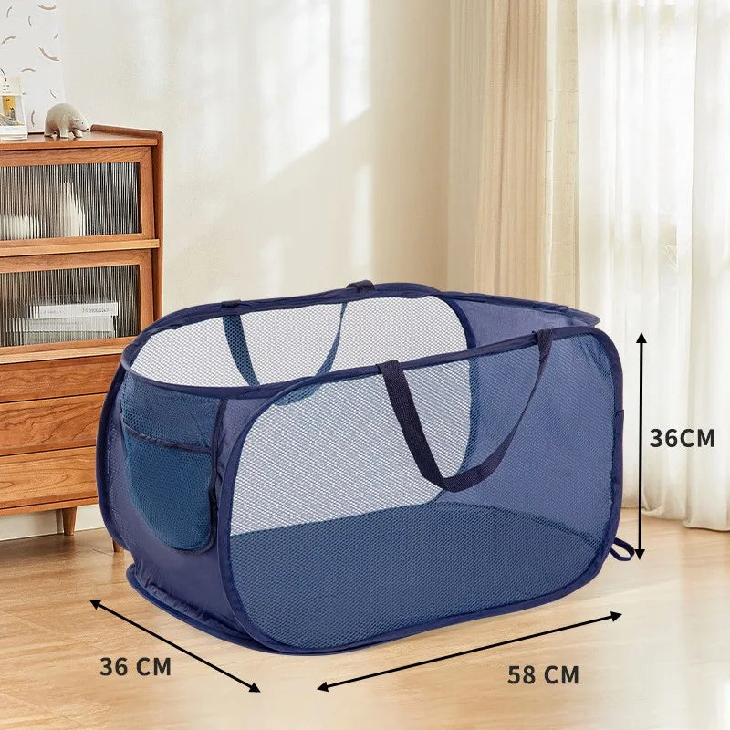 Siopsrl| Laundry Basket Faltix | Pop-Up Design | With Side Pocket & Reinforced Frame | Single or with Double Separation