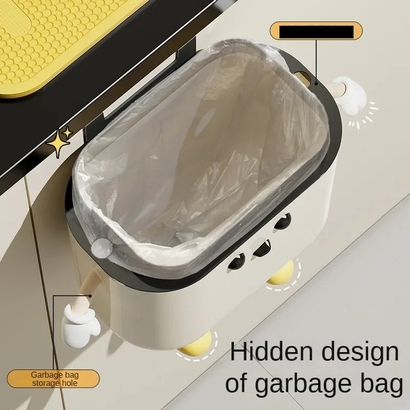 Siopsrl| Surprised Face Hanging Trash Can
