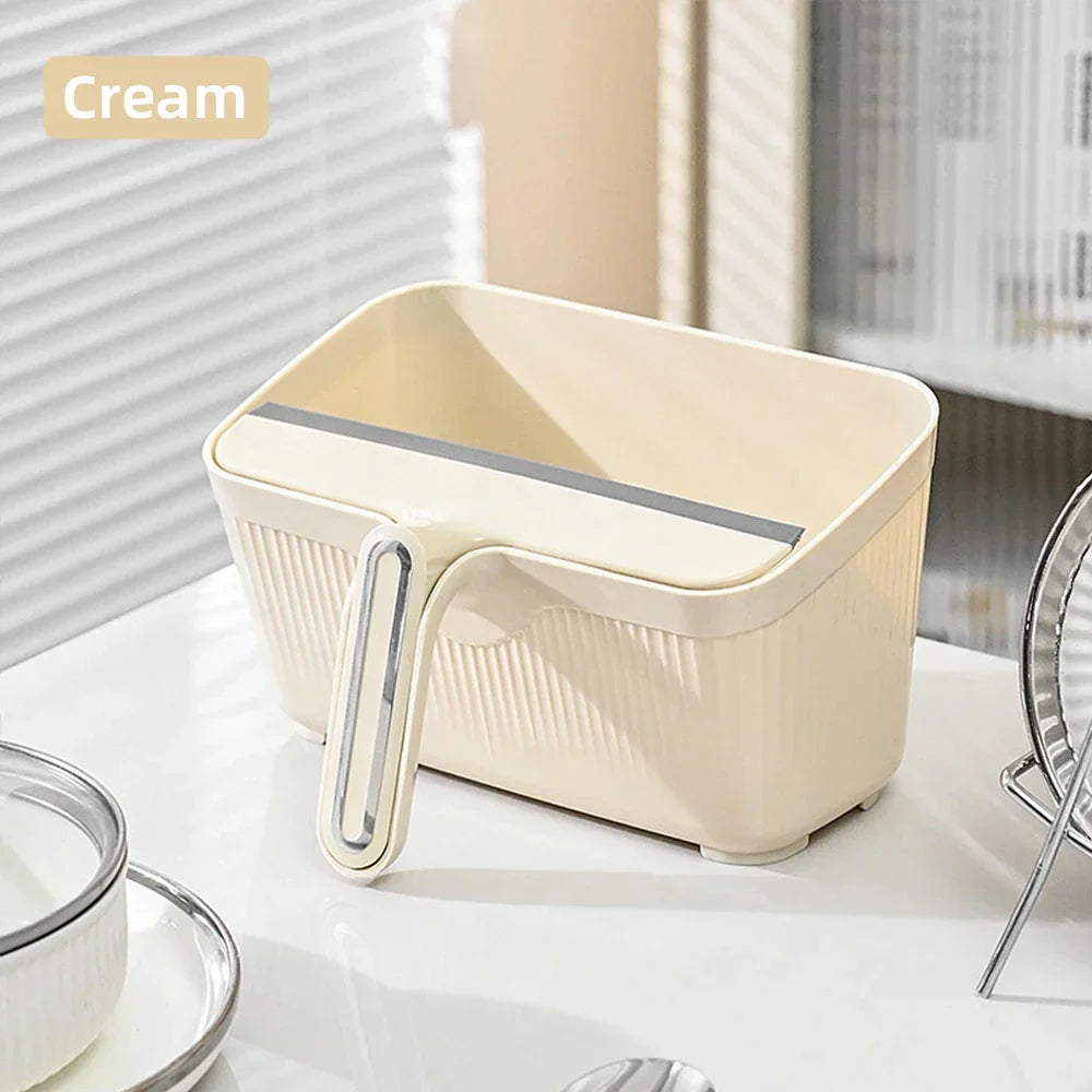 Siopsrl| Mini Desktop Trash Scraper Bin