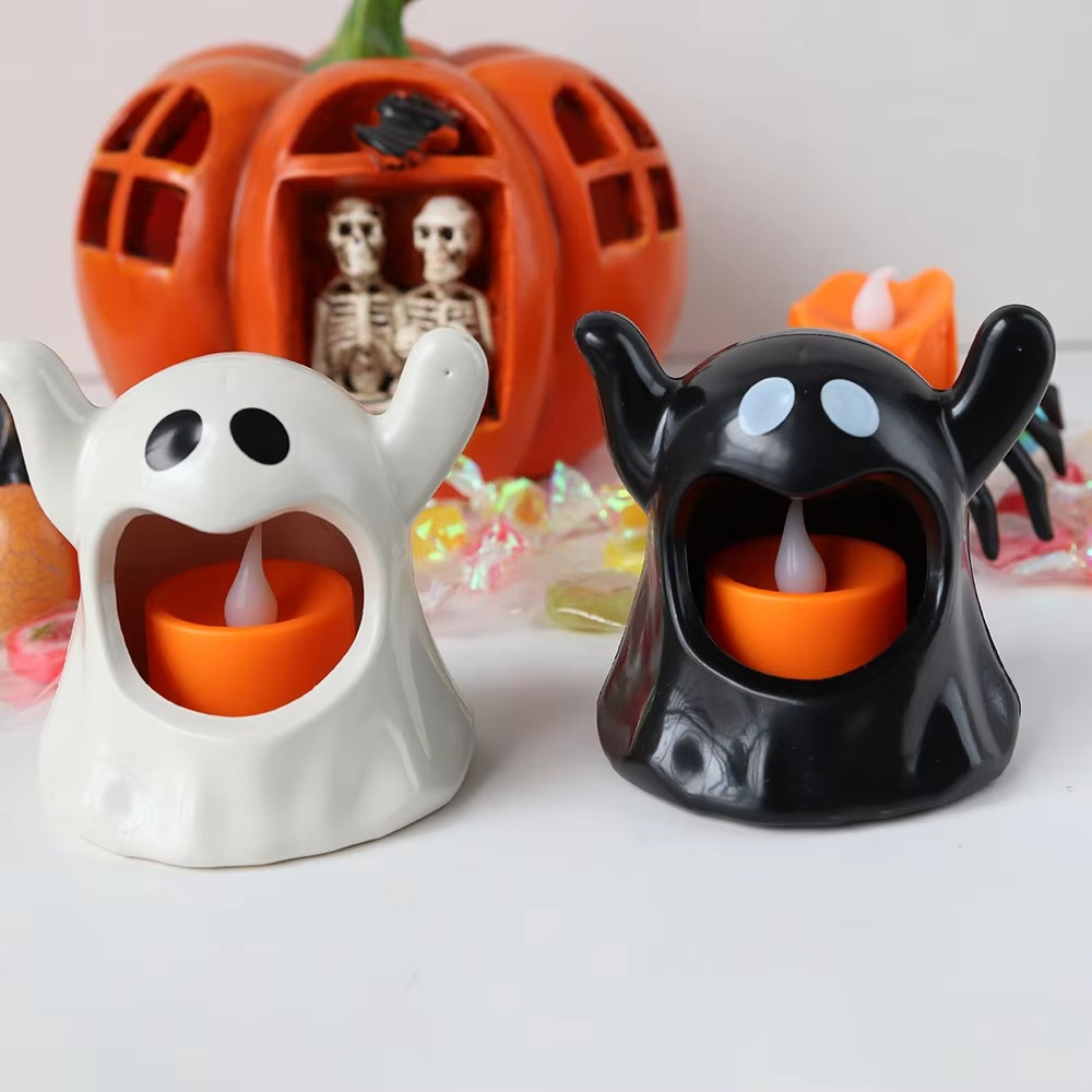 Siopsrl| Light Ghost Halloween Lamp – LED Ghost Decoration with Battery Lighting