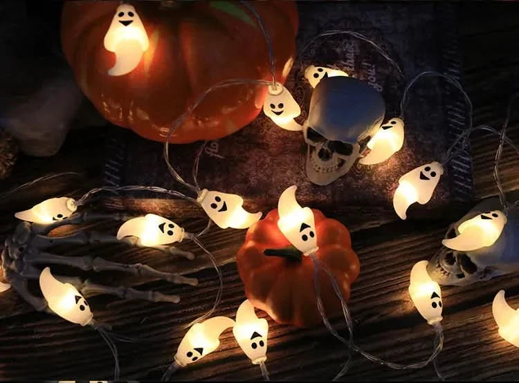 Siopsrl| Halloween LED Pumpkin & Skull String Lights