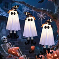 Siopsrl| Glow Ghost SpookyShine | LED Hanging Ghosts | Halloween Decoration | Indoor & Outdoor | 1/2/3 Pieces