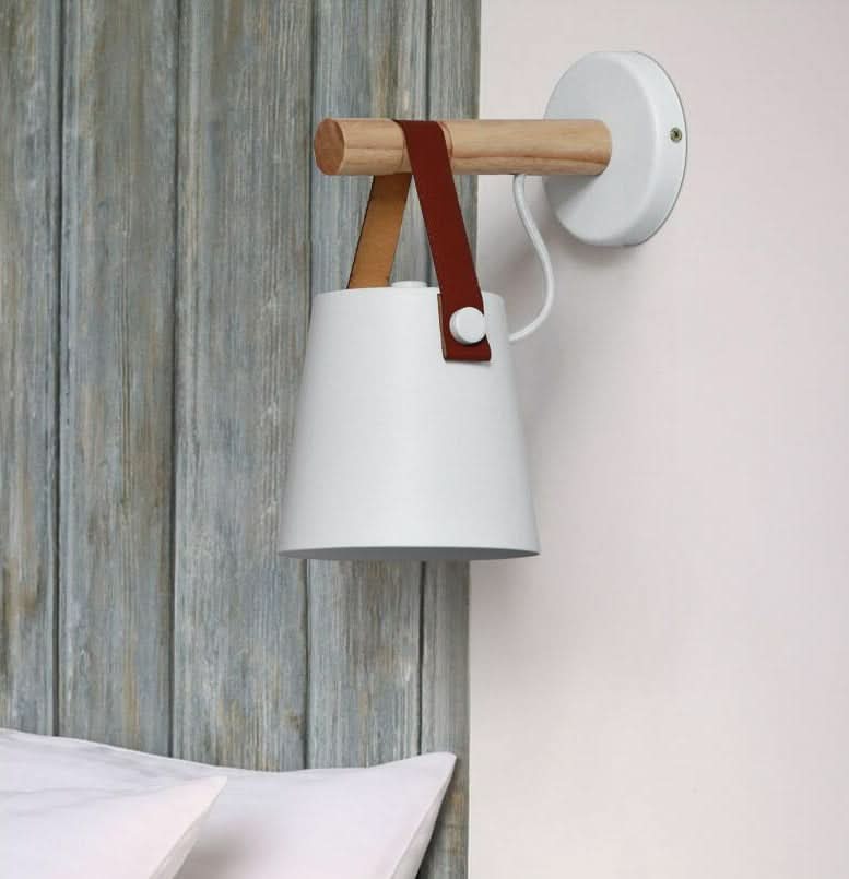Siopsrl| Wooden Nordic Wall Lamp – Minimalist Hanging Light Fixture
