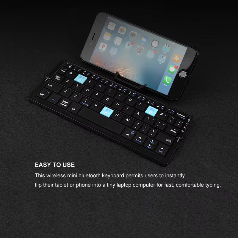 Mini Folding Bluetooth Wireless Keypad