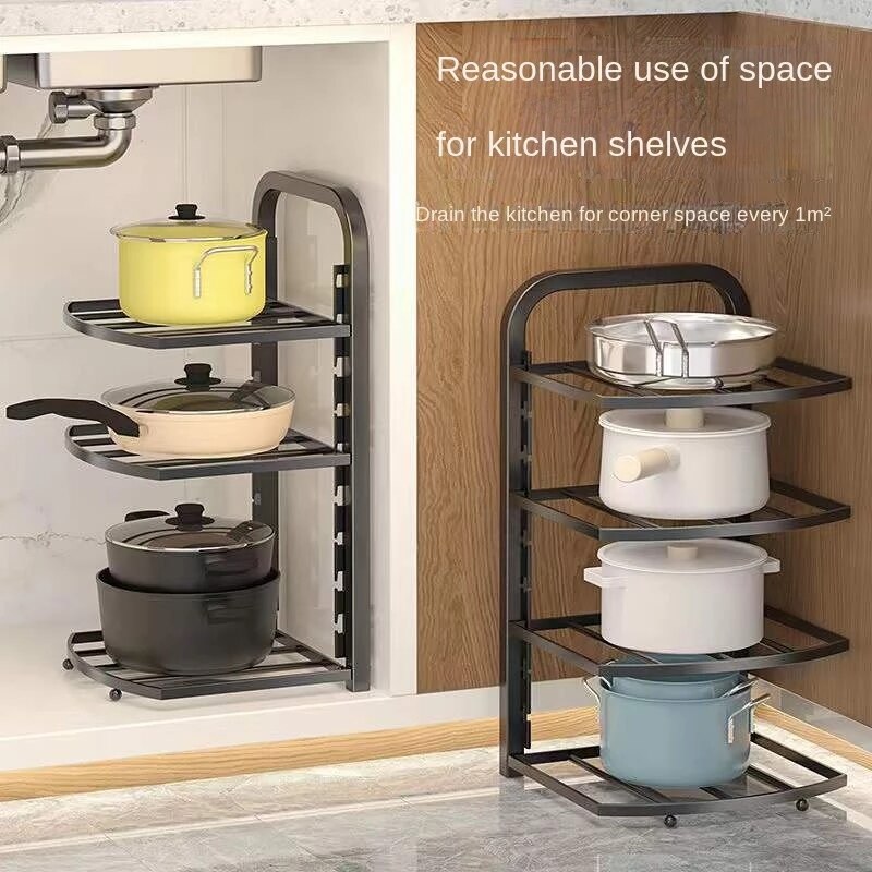 Siopsrl| Easy Stack Adjustable Multi-layer Corner Rack