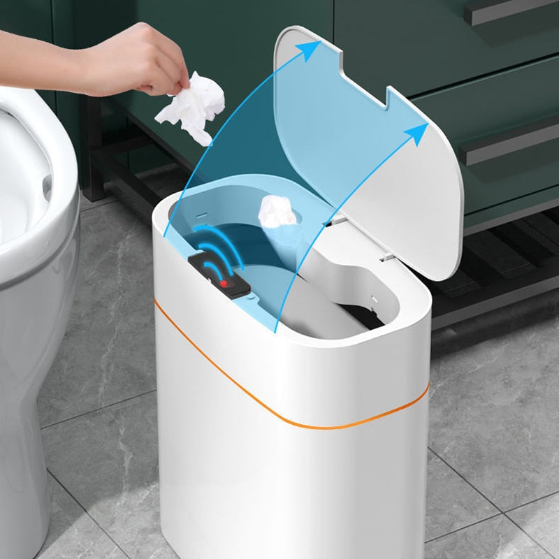 Siopsrl| Cleanova Sensor Trash Can | Automatic & Quiet | Hygienic & Waterproof | 13L | Infrared Technology