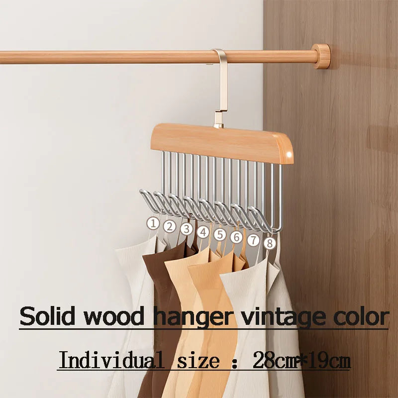 Siopsrl| Multi-Hook Space Saver Clothes Organizer Rack