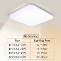 Siopsrl| Natural Room Sleek LED Ceiling Light