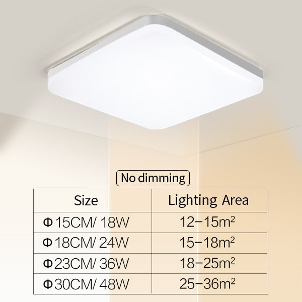 Siopsrl| Natural Room Sleek LED Ceiling Light