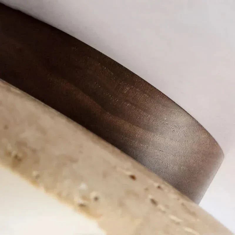 Siopsrl| Travertine LED Ceiling Lamp Recessed Design
