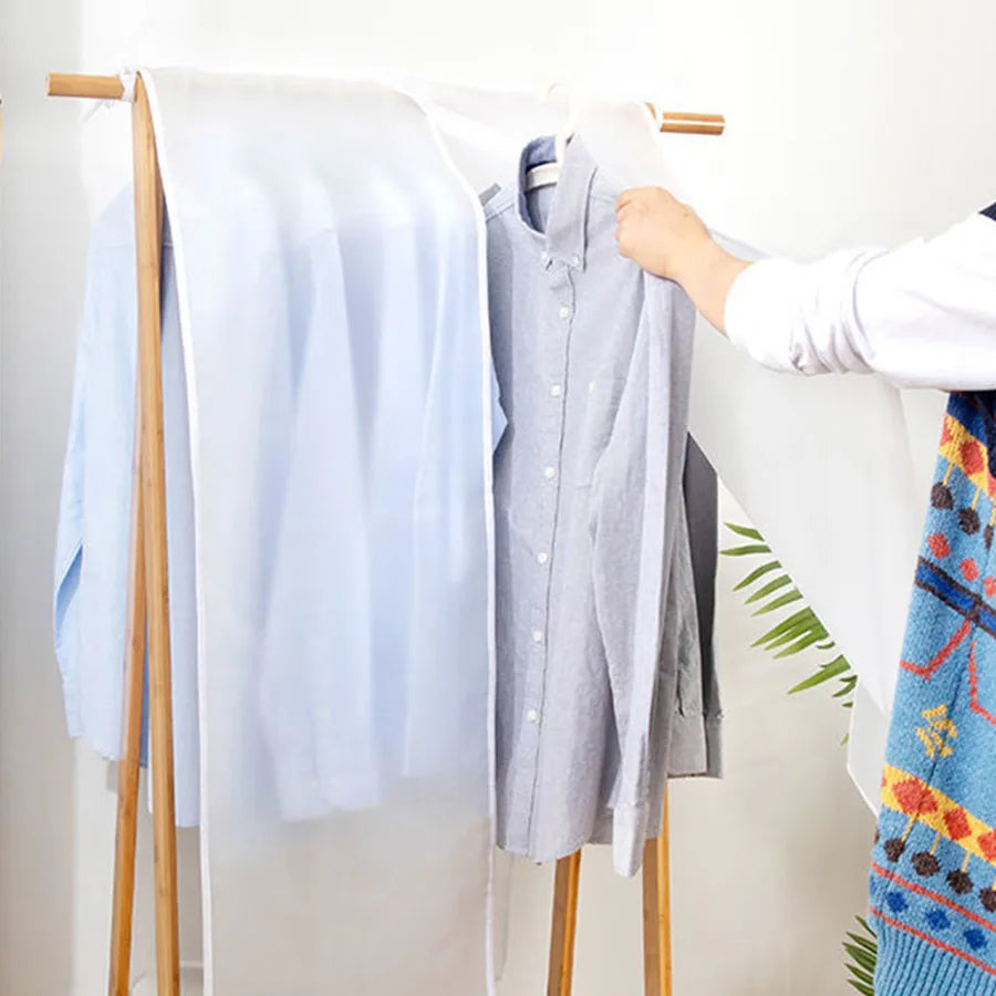 Siopsrl| CleanCover Garment Cover PEVA | Dustproof & Waterproof | In 6 Sizes | For Suits, Dresses & Wardrobe Rails