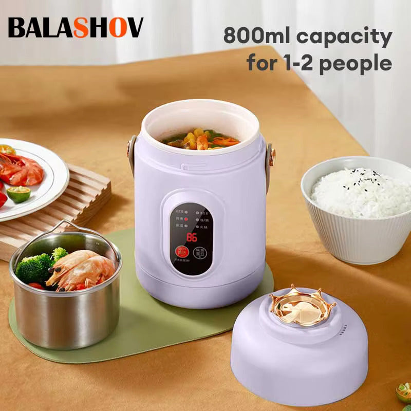 Multifunctional Rice Cooker Portable Small Travel Electric Kettle Household Electric Cooker Hot Pot