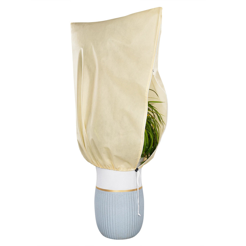 Siopsrl| Winter protection cover for plants - Frost protection with zipper and drawstring, breathable for palms and potted plants in the garden