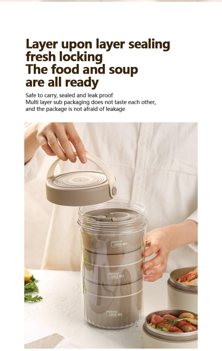Siopsrl| Stackable Leak-Proof Thermal Lunch Box