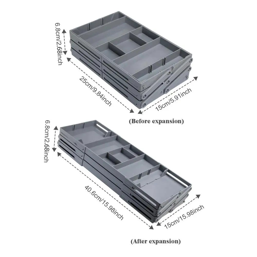 Siopsrl| Multi Level Collapsible Organizer Drawer