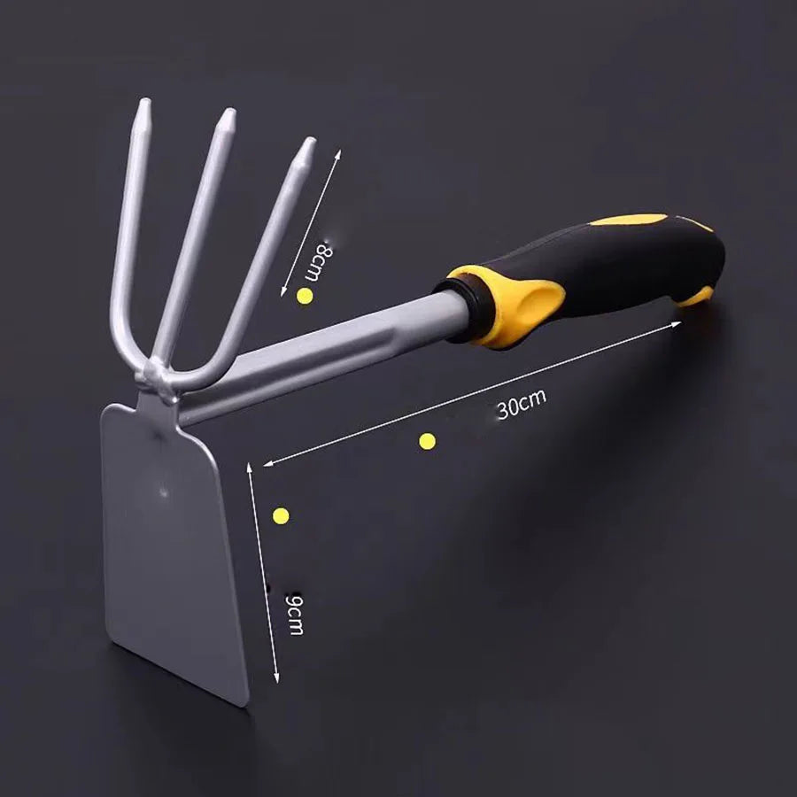 Siopsrl| Groviva Garden Tool Set 4-pcs. | Stainless Steel | Hoe & Shovel | For Digging, Planting & Weeding