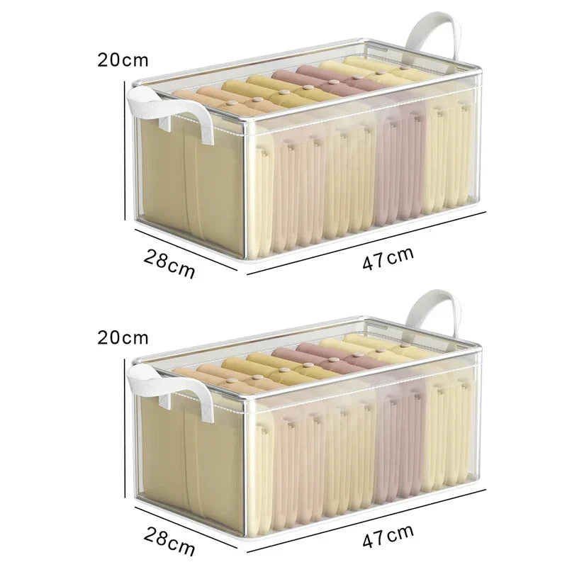 Siopsrl| ClearBoxx Storage Box | Transparent & Durable Design | Foldable & Space-Saving