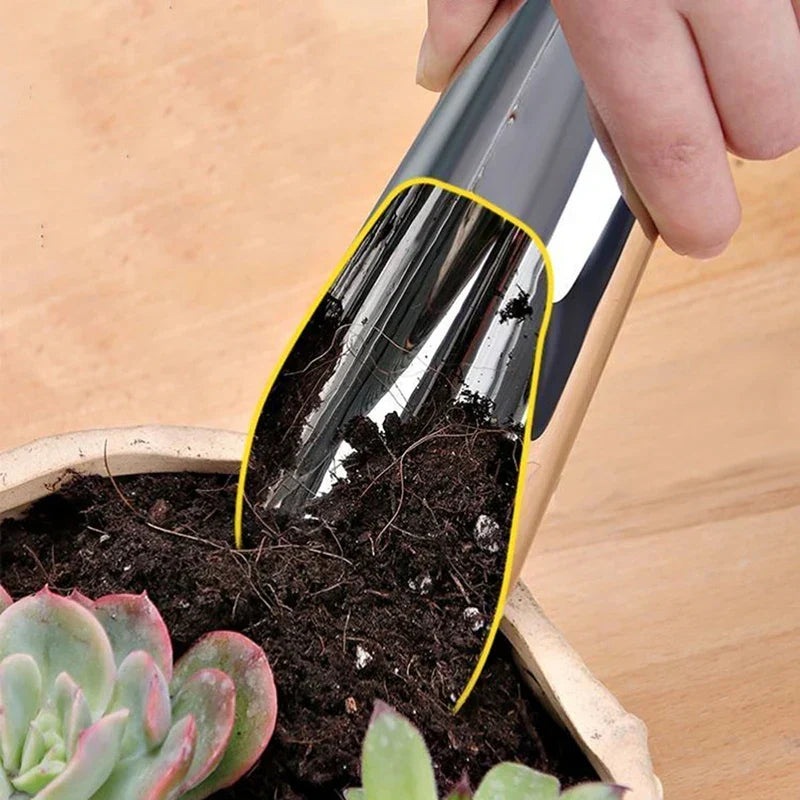 Siopsrl| PlantMaster Scoop | Precision Shovel | Stainless Steel & Durable | For Gardening & Plant Care