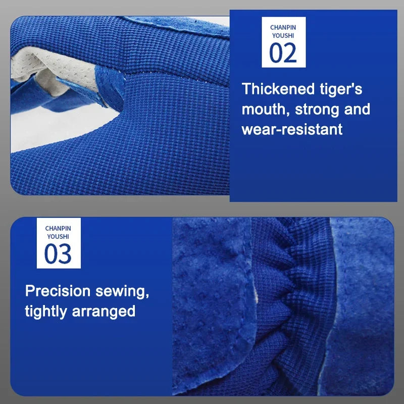 Siopsrl| ThornGuard Garden Gloves | Thornproof & Extra Long | Leather & Rubber Coating | Protection for Roses & Shrubs