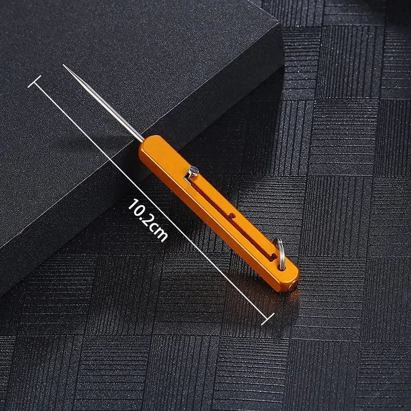 Siopsrl| Compact Titanium Outdoor Defense Tool Keychain
