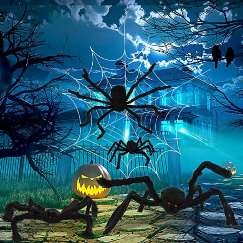 Siopsrl| Big Black Spider Halloween Party Decoration