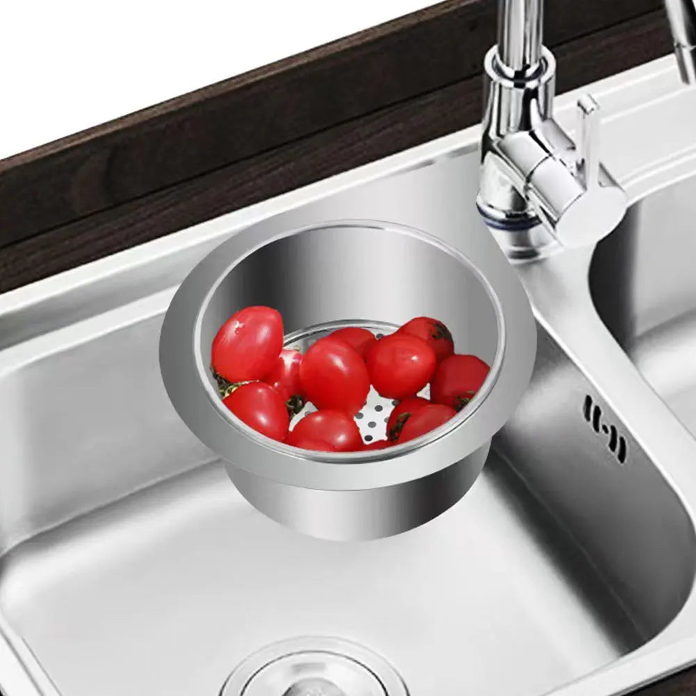 Siopsrl| Stainless Steel Hanging Sink Drain Basket