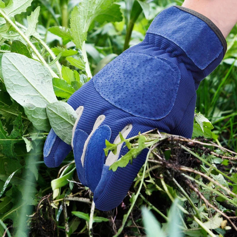 Siopsrl| ThornGuard Garden Gloves | Thornproof & Extra Long | Leather & Rubber Coating | Protection for Roses & Shrubs