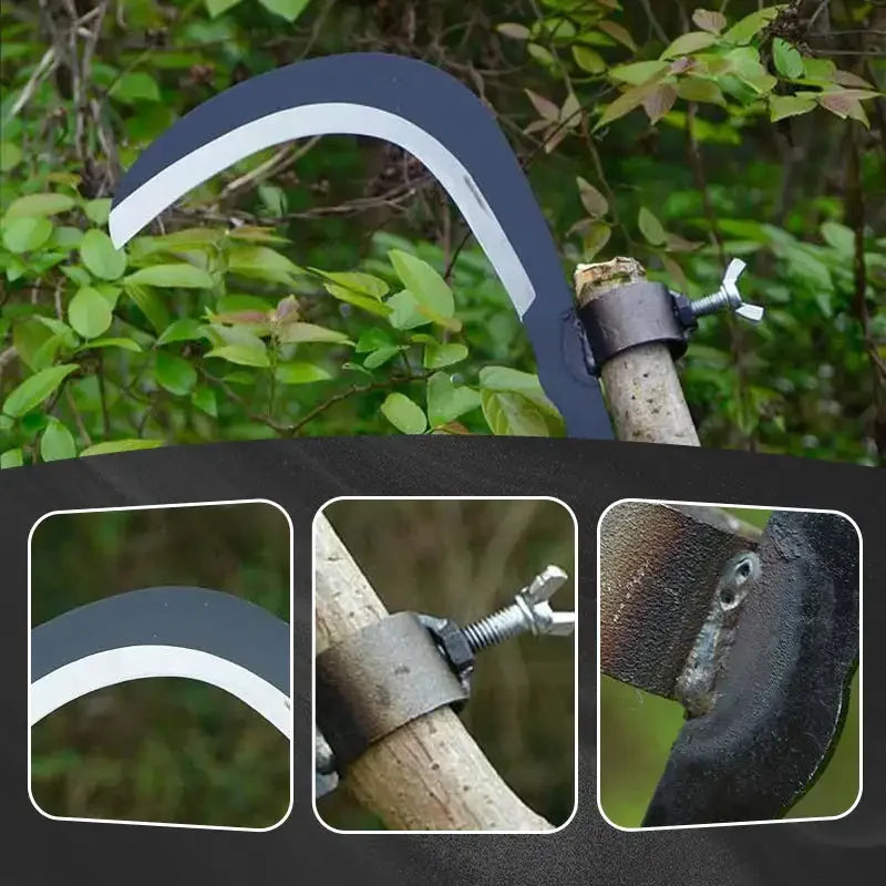 Strong Steel Grass Cutting Sharp Multi-Purpose Sickle Head | Siopsrl
